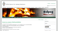 Desktop Screenshot of dpsg-sthedwig.de